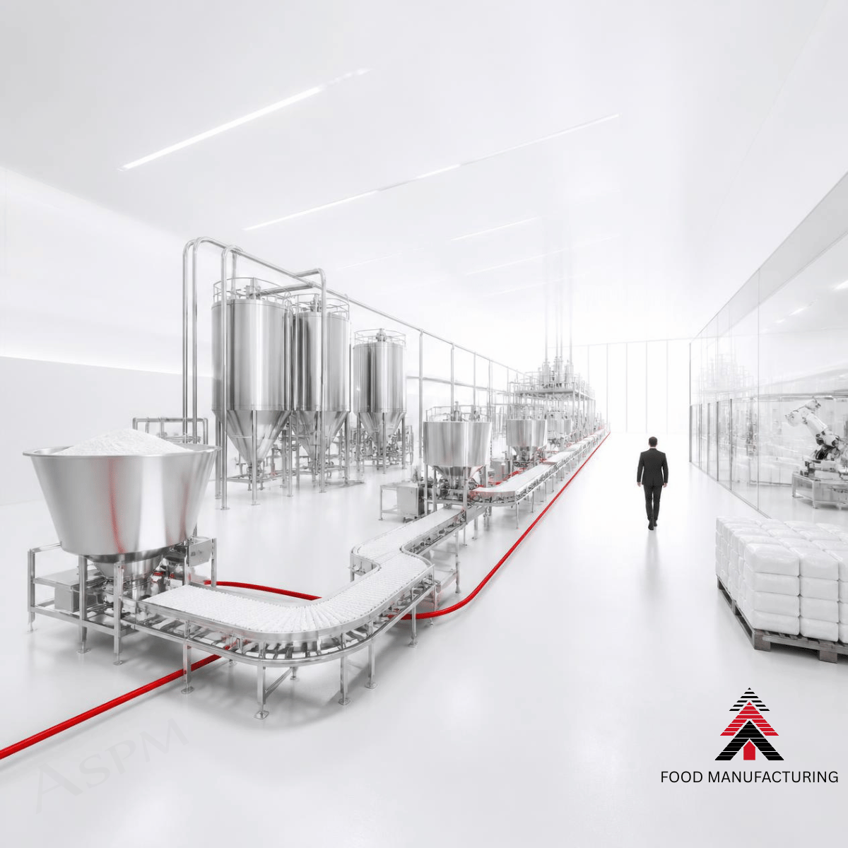Food manufacturing operations showing process control and management-system integration