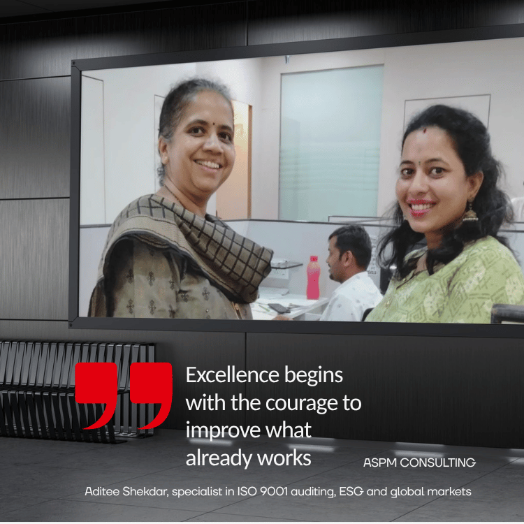     Aditee Shekdar – ISO 9001, ESG and Global Markets Advisor